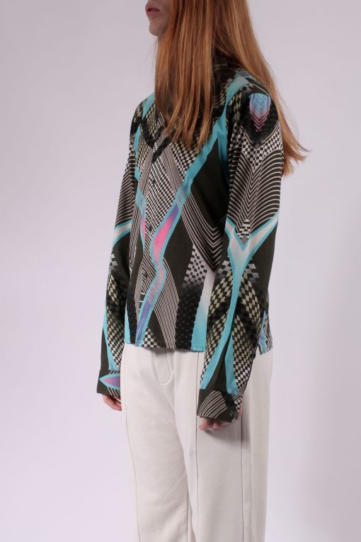 ROBERTO CAVALLI Freedom Multicolor Pattern Shirt - immagine 2