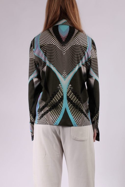 ROBERTO CAVALLI Freedom Multicolor Pattern Shirt - immagine 3