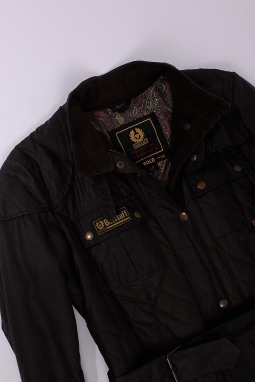 BELSTAFF Vintage Gold Label Wax Cotton Paisley Biker - immagine 3