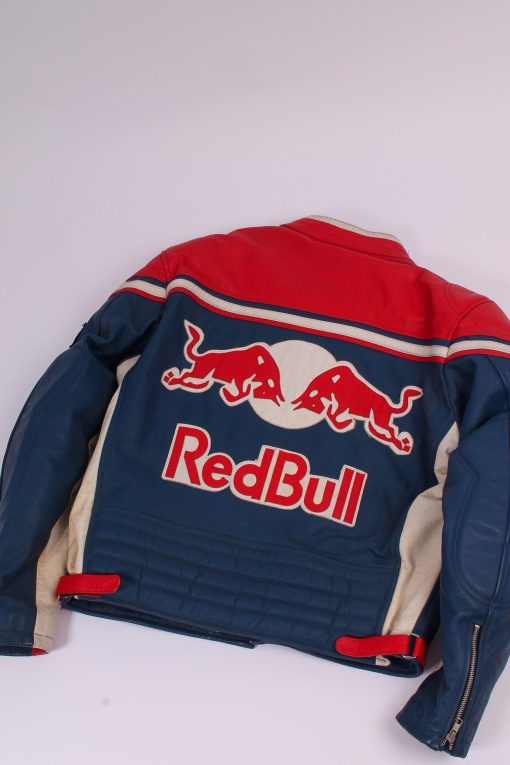 REDBULL Racing Tricolor Leather Motorcycle Jacket - immagine 5