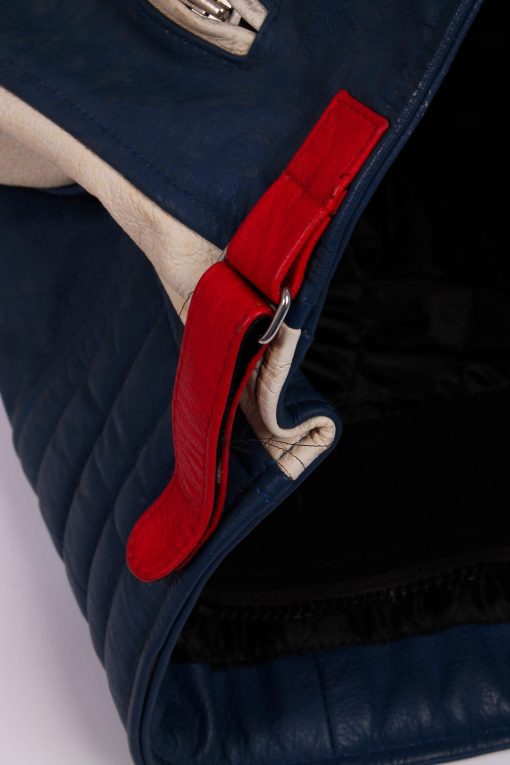 REDBULL Racing Tricolor Leather Motorcycle Jacket - immagine 4