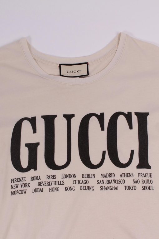 GUCCI Cities Logo Shirt - immagine 3