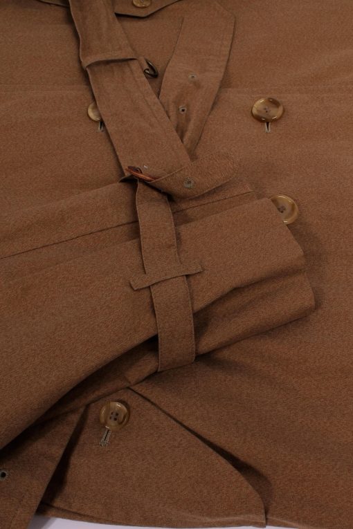 BURBERRY Khaki Double-Breasted Trenchcoat - immagine 6
