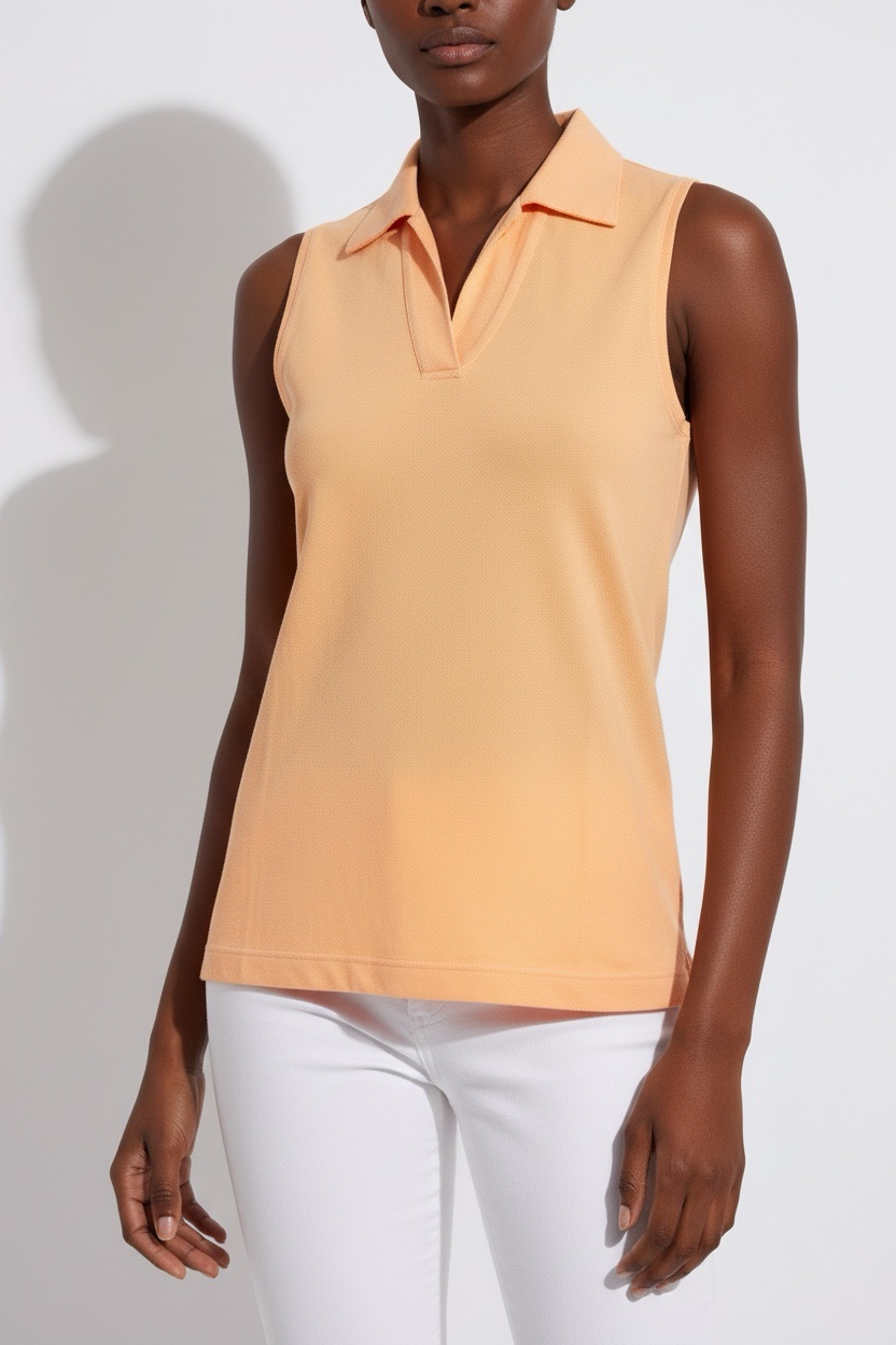 LORO PIANA Sleeveless Top orange