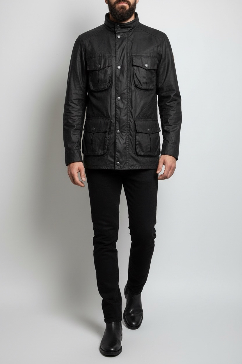 BARBOUR Waxed cotton coat