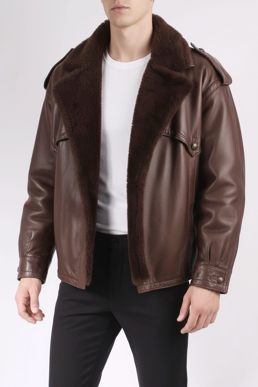 GIANNI VERSACE Original Shearling coat