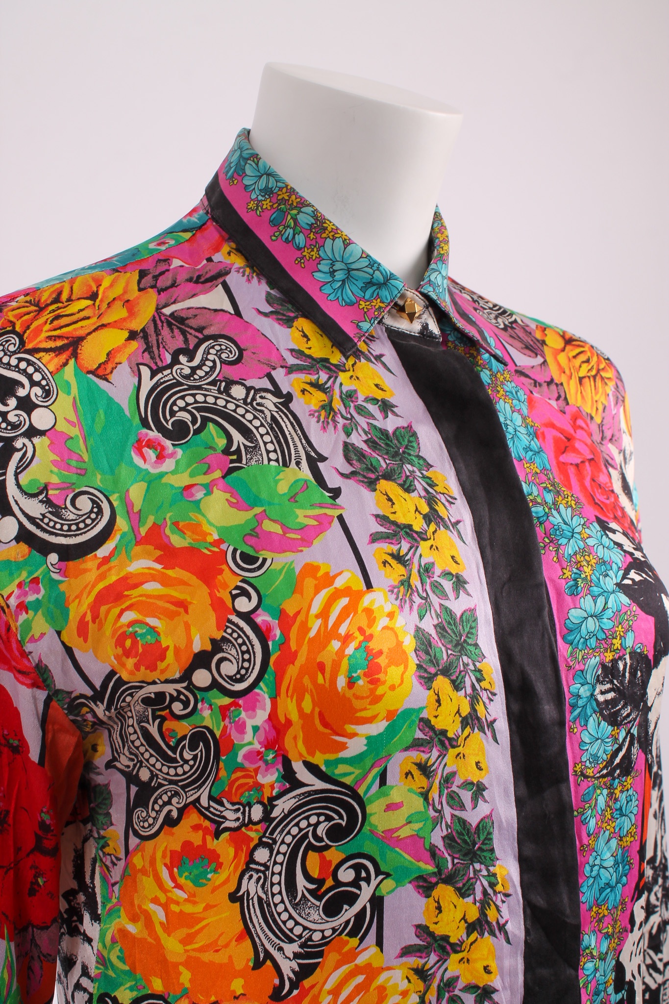 GIANNI VERSACE Floral Silk shirt - immagine 7