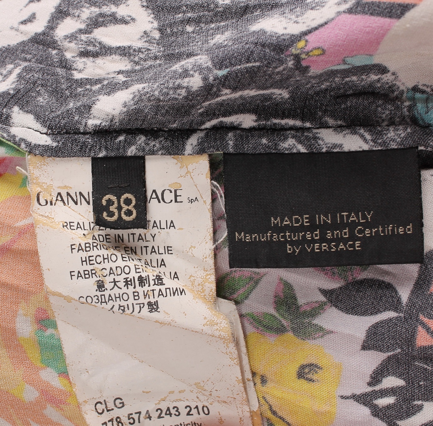 GIANNI VERSACE Floral Silk shirt - immagine 8