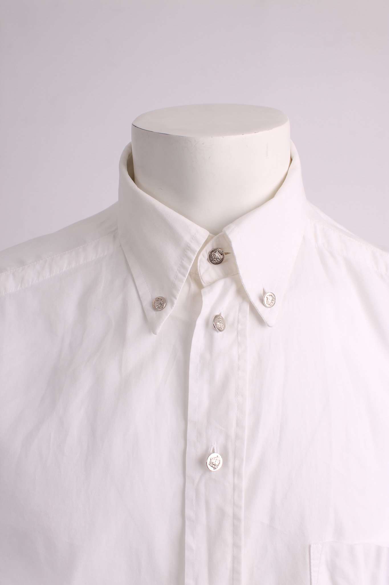 Alternative view of VERSACE Shirt Medusa Logo silver buttons