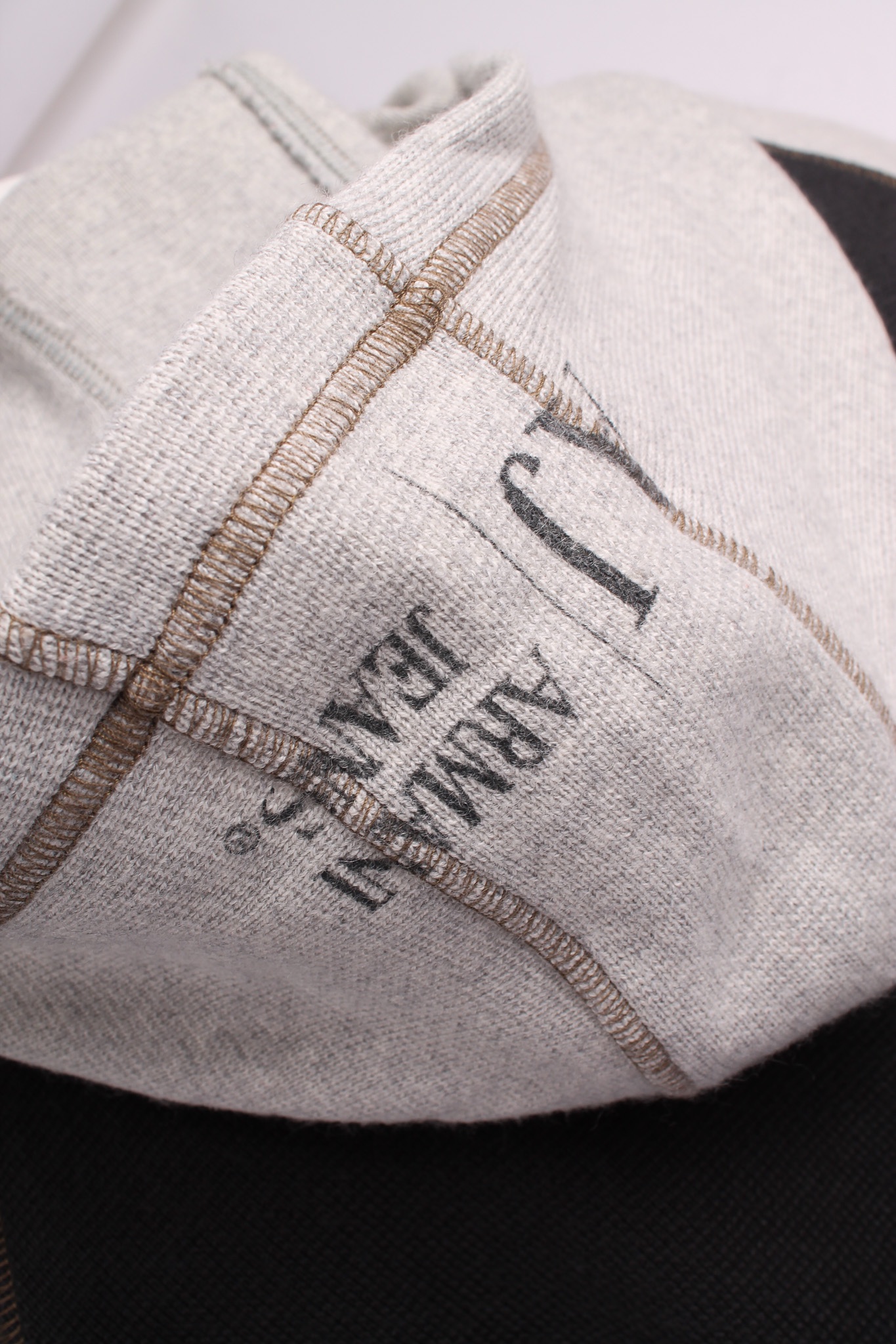 Alternative view of ARMANI JEANS Hooded Sweater two tone