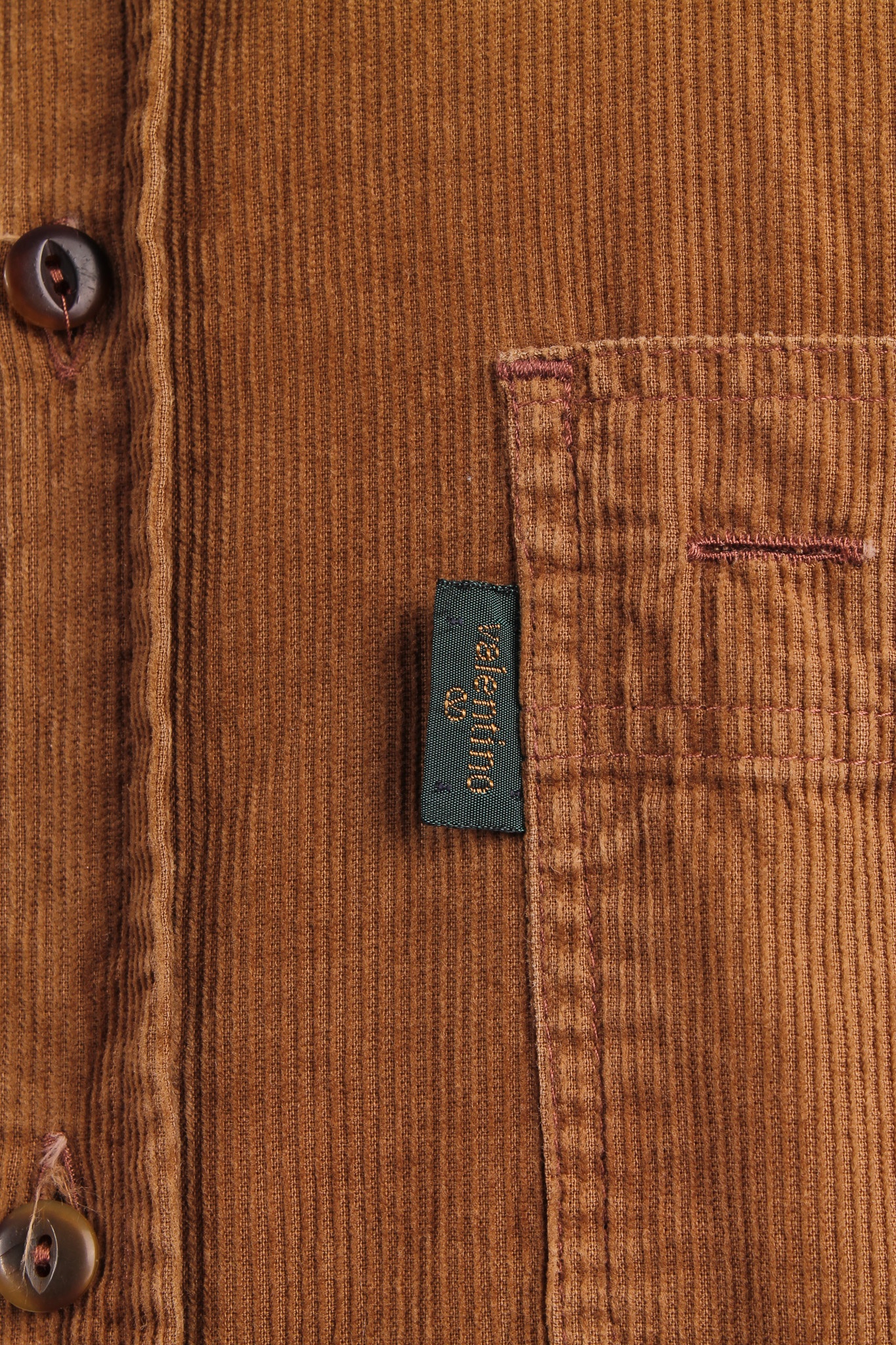 VALENTINO Roma Brown Corduroy Shirt - immagine 6