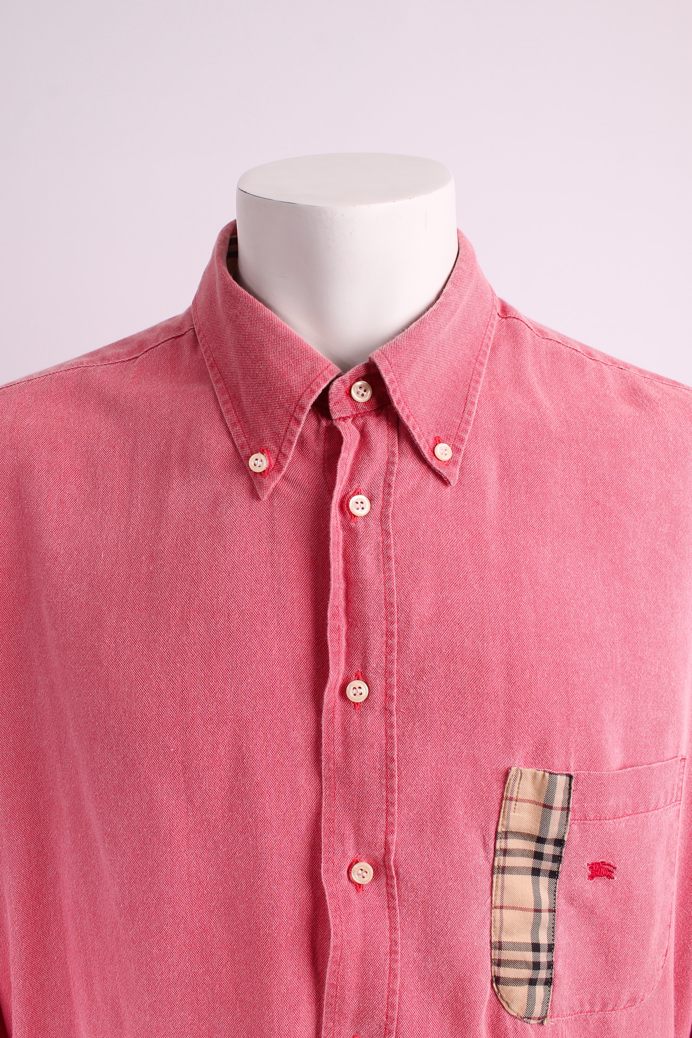 Alternative view of BURBERRY Coral cotton shirt