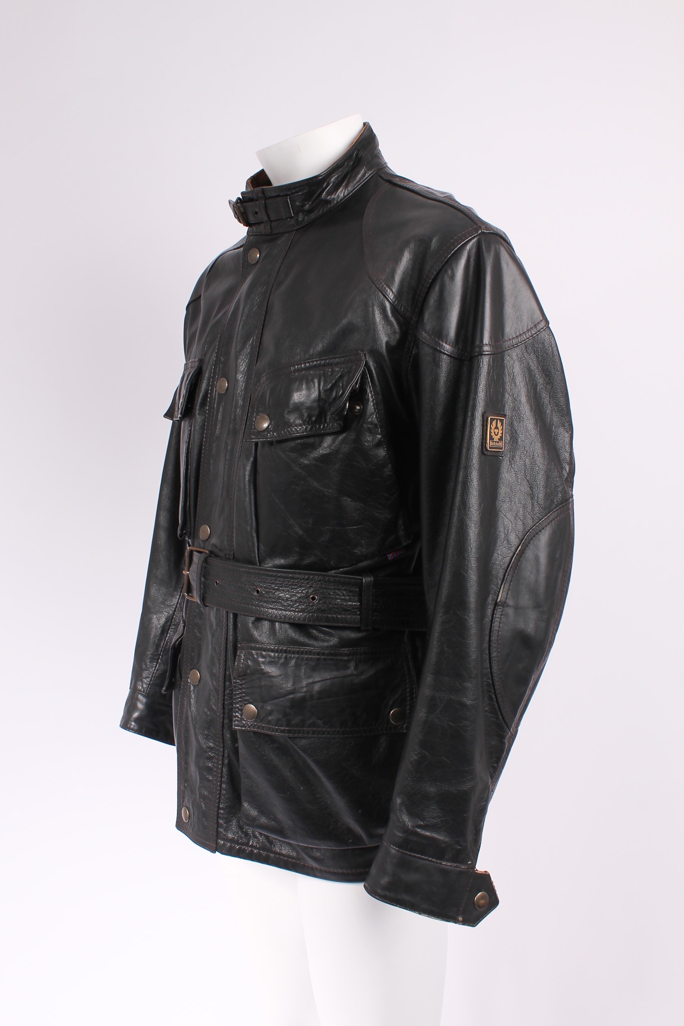 Alternative view of BELSTAFF Trialmaster real leather coat w/lining
