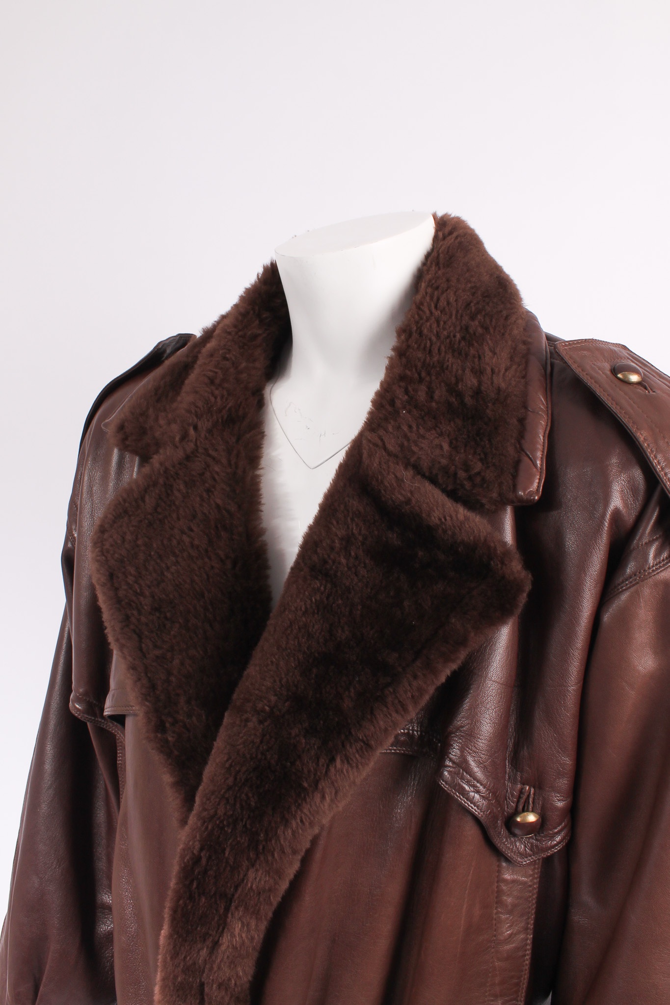 Alternative view of GIANNI VERSACE Original Shearling coat