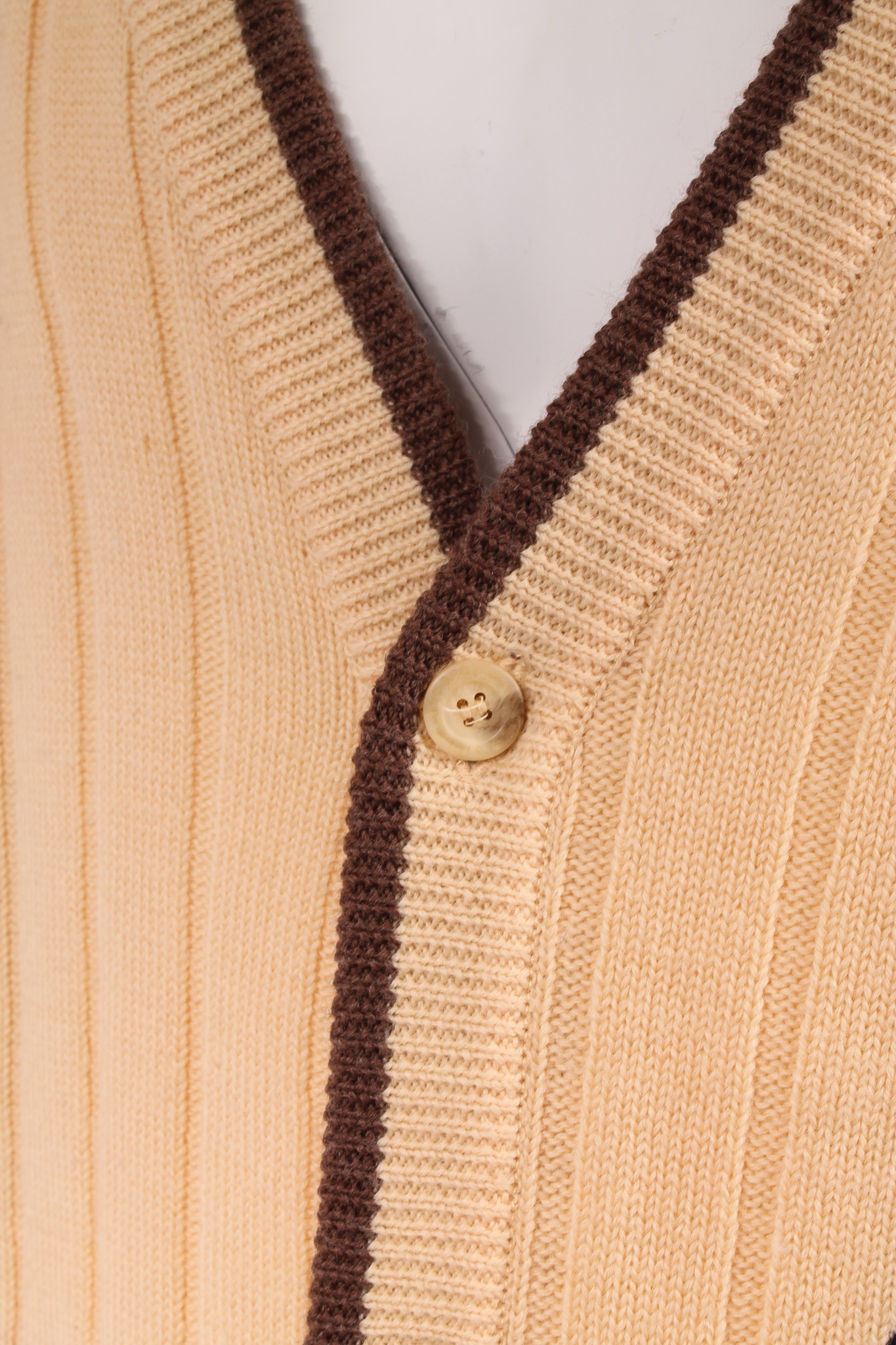 Alternative view of CASTELBAJAC Wool Cardigan Bear Embroidery