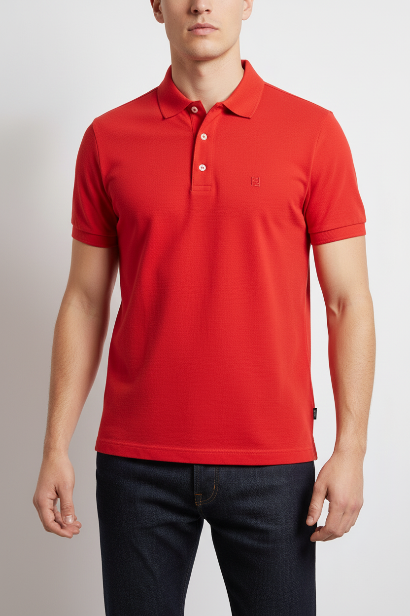 FENDI Polo Red logo